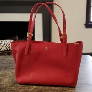 Tory Burch Small Robinson Saffiano Leather Tote